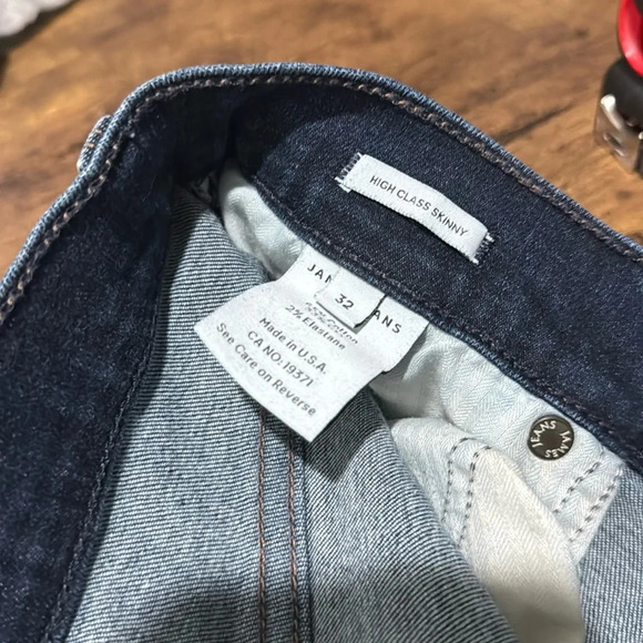 James Jeans High Class Skinny Jeans Size 32/M Dark Washed. - Picture 3 of 5